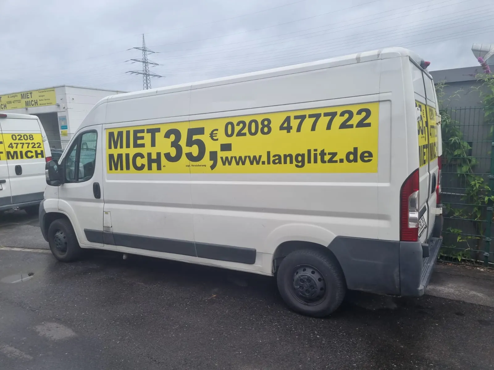 Transporter bei Langlitz in Mülheim an der Ruhr
