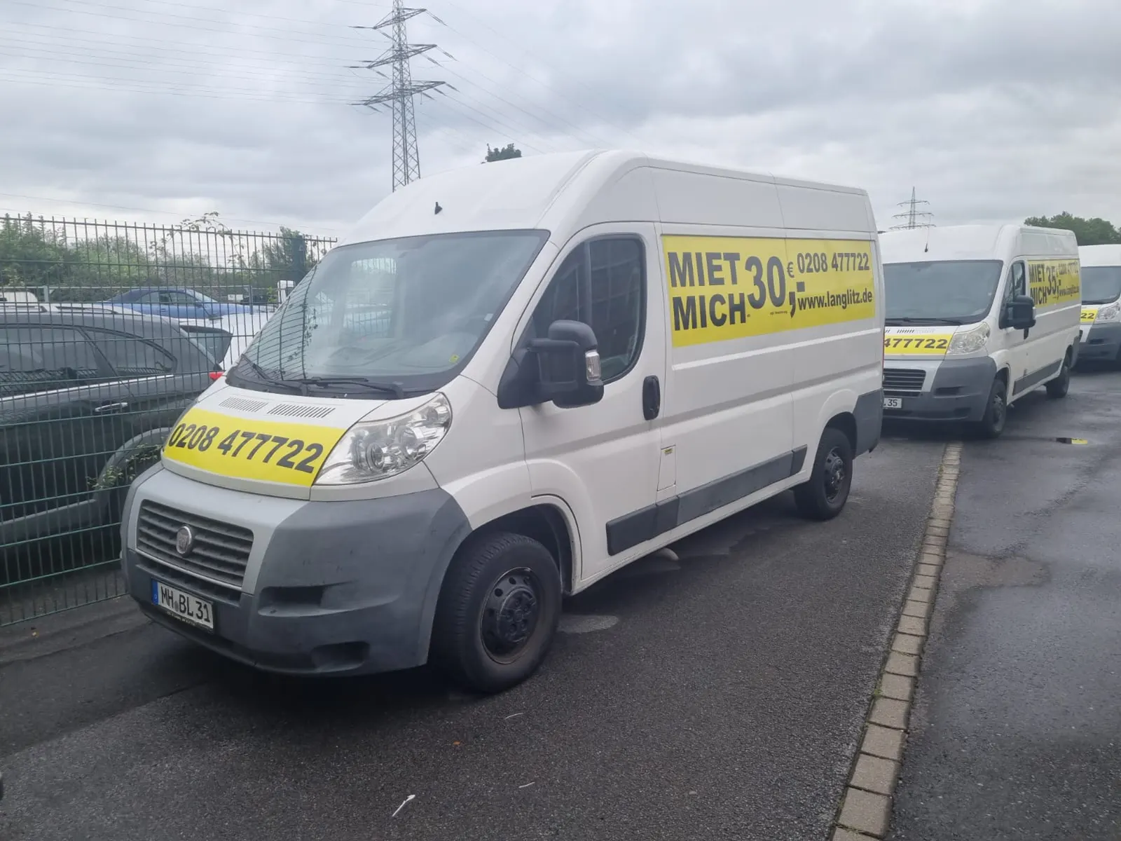Transporter bei Langlitz in Mülheim an der Ruhr