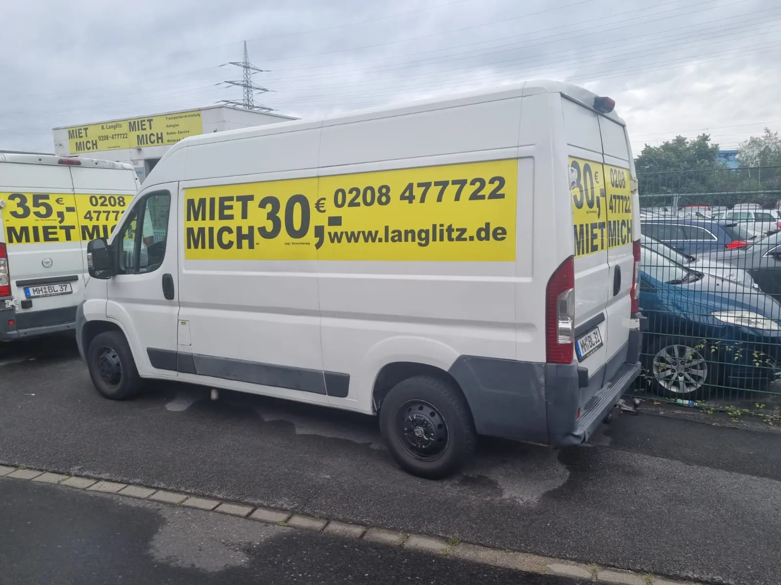 Transporter bei Langlitz in Mülheim an der Ruhr
