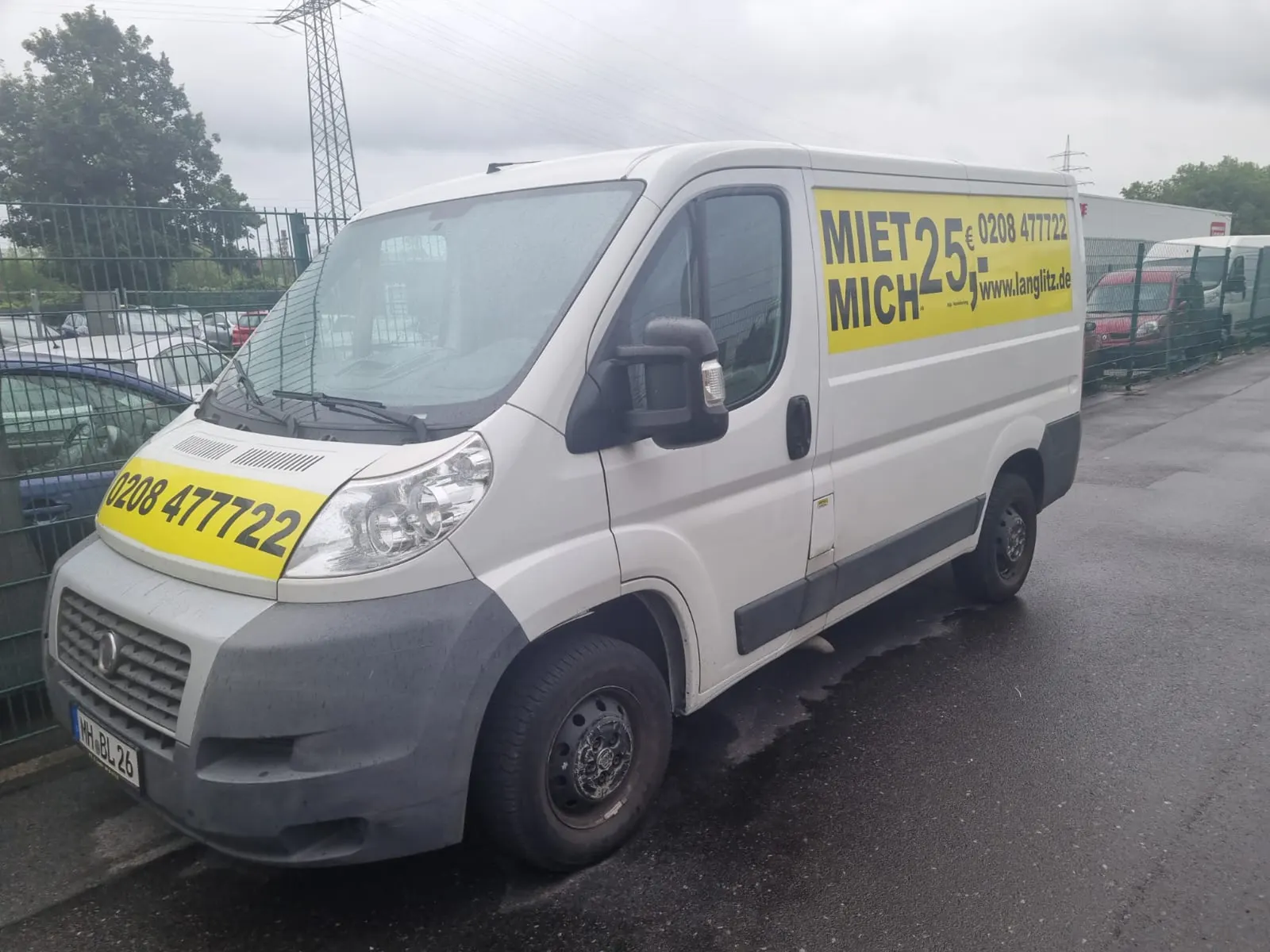 Transporter bei Langlitz in Mülheim an der Ruhr