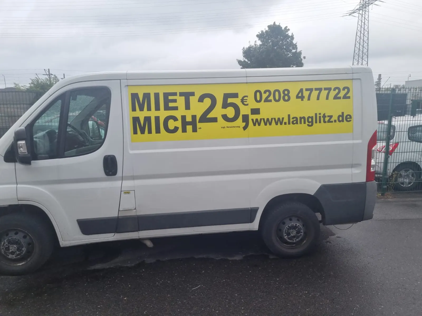 Transporter bei Langlitz in Mülheim an der Ruhr