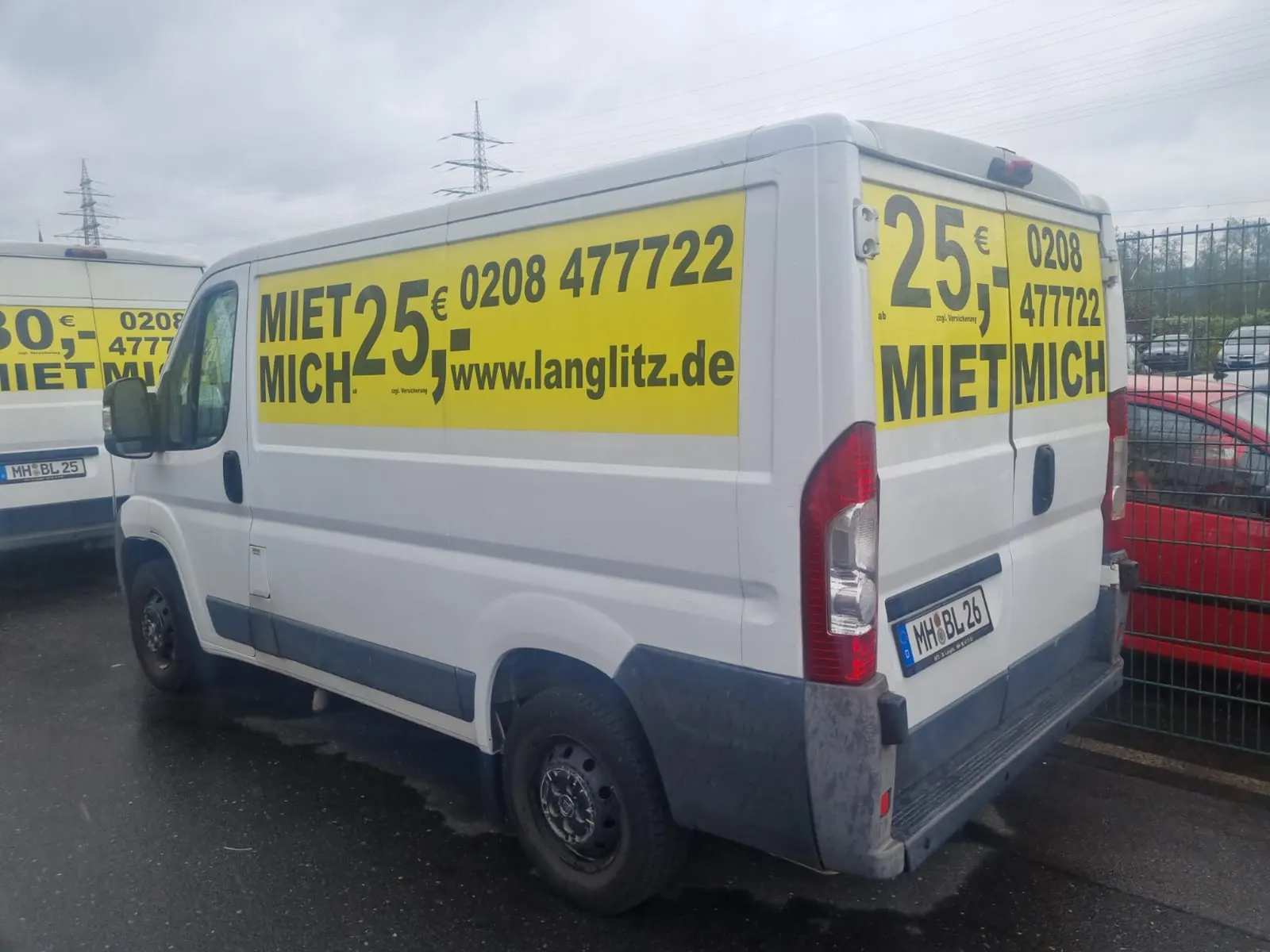 Transporter bei Langlitz in Mülheim an der Ruhr