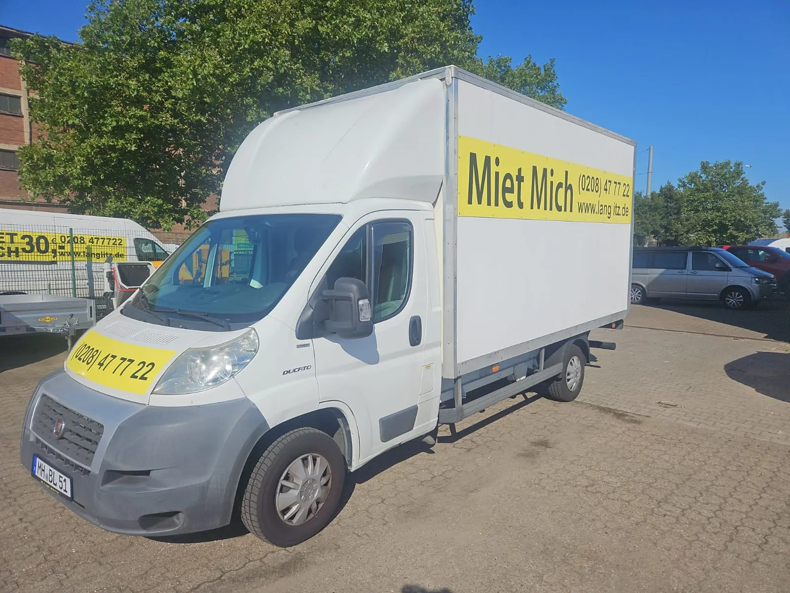 Transporter bei Langlitz in Mülheim an der Ruhr