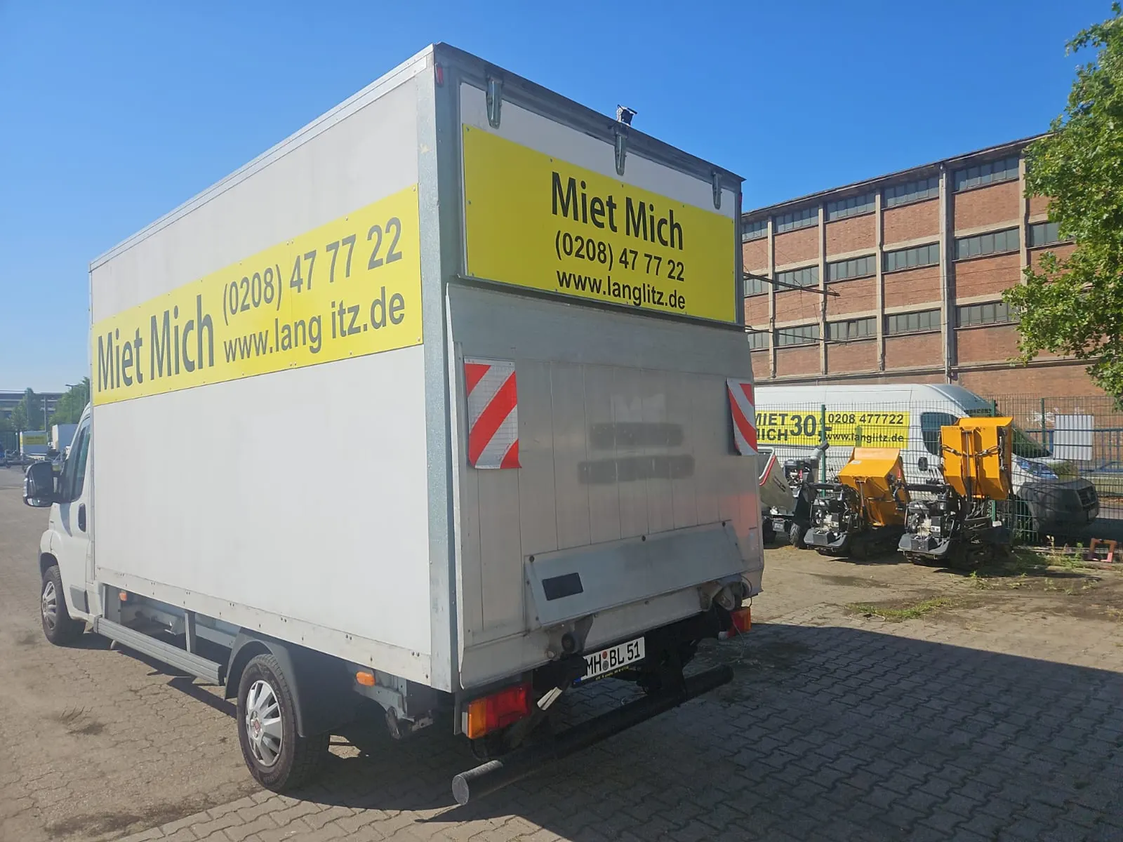 Transporter bei Langlitz in Mülheim an der Ruhr