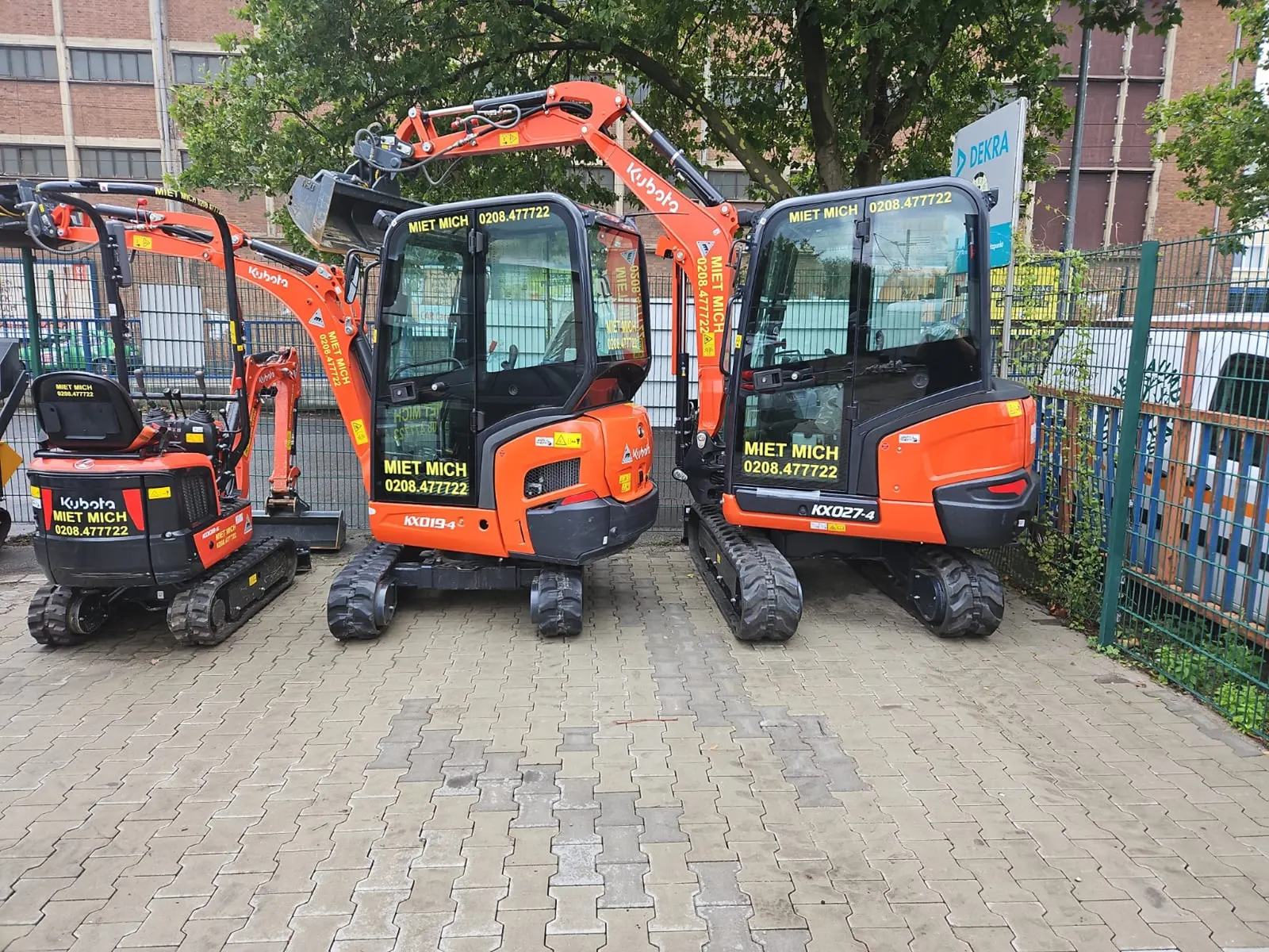 Bagger bei Langlitz in Mülheim an der Ruhr