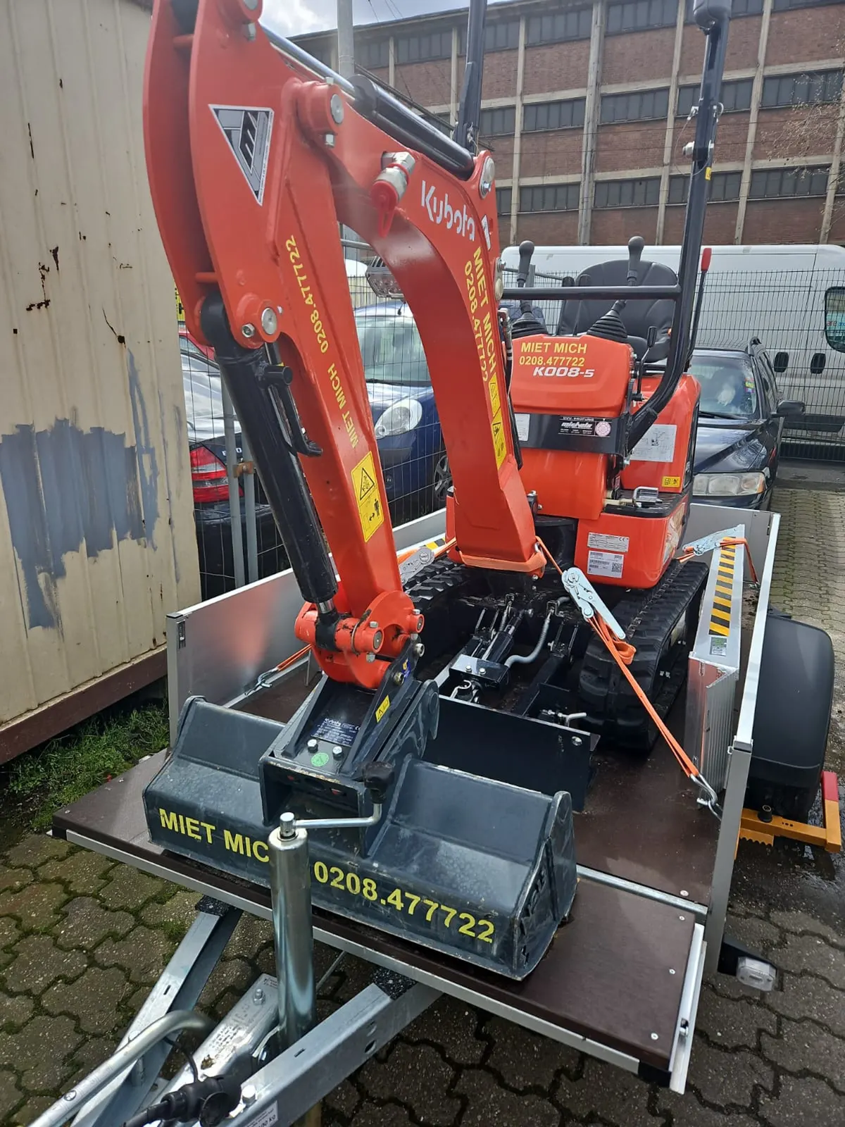 Bagger bei Langlitz in Mülheim an der Ruhr