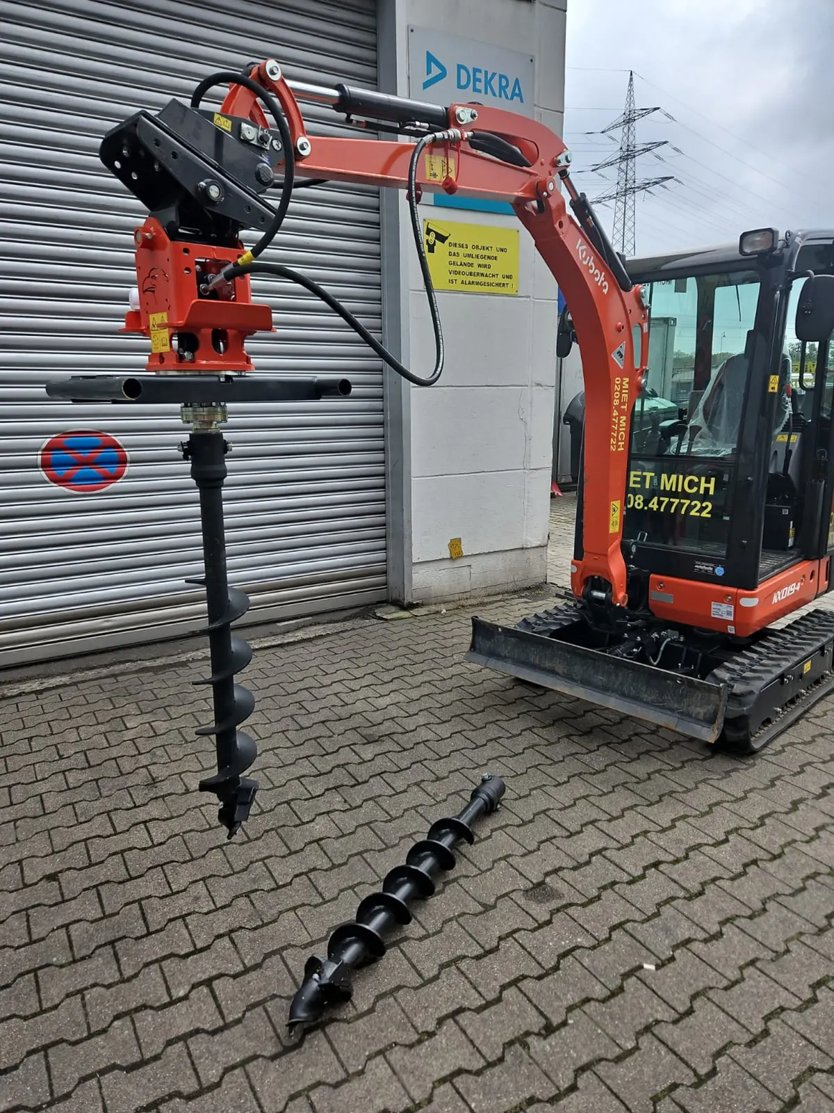 Bagger bei Langlitz in Mülheim an der Ruhr